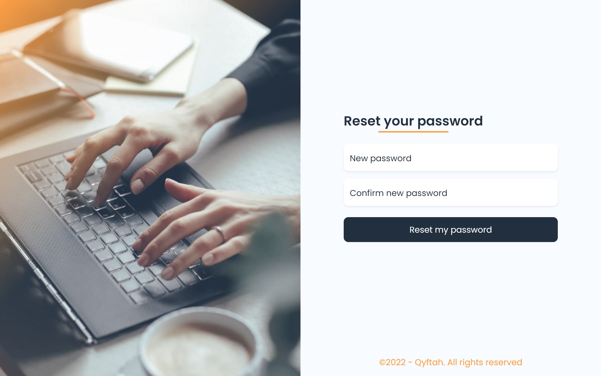 Landing page